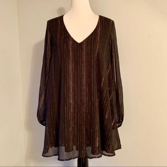 Show Me Your Mumu Gold & Black Dress - Picture 3 of 9